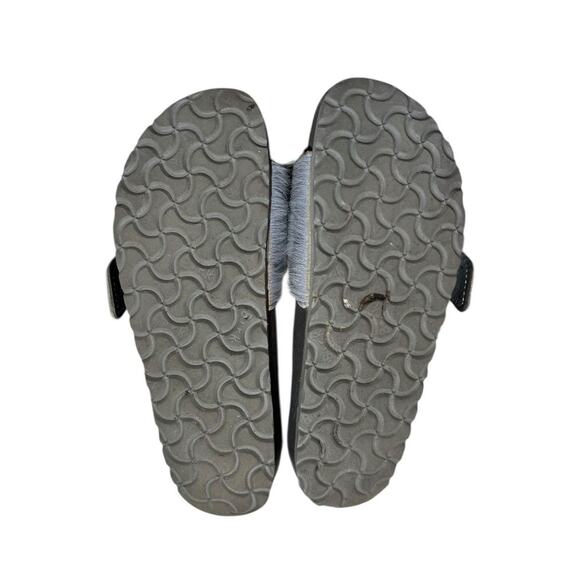 Ponyhair Leather madrid sandals main image 2
